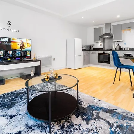 Apartment Beautiful Central Spacious Apartment-free Parking, Wifi, Contractors, Hs2, Bullring, City Fc Birmingham